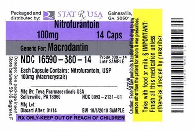 Label Image (Nitrofurantoin 100mg 380)